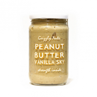 Арахисовая паста с ванилью и изюмом "Vanilla Sky" Grizzly Nuts, 370 гр