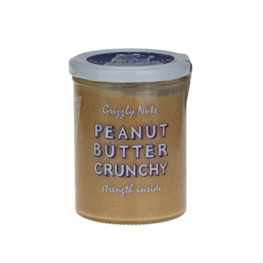 Арахисовая паста хрустящая кранчи "Crunchy" Grizzly Nuts, 370 гр