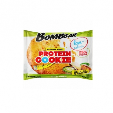 Печенье протеиновое "Фисташка" Protein cookie Pistachi Bombbar, 40 гр