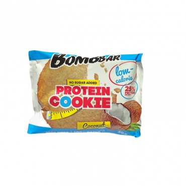Печенье протеиновое "Кокос" Protein cookie Coconut Bombbar, 40 гр