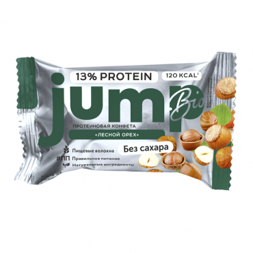Конфета протеиновая «Лесной орех» JUMP, 30 гр