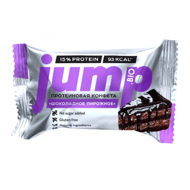 Конфета протеиновая «Шоколадное пирожное» JUMP, 30 гр