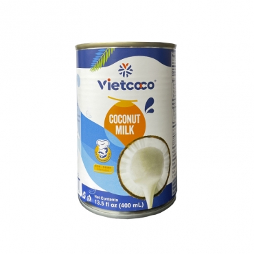 Переработанная мякоть кокосового ореха пастеризованная "Кокосовое молоко" Vietcoco, 400 мл