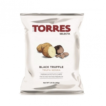Картофельные чипсы "Torres" с черным трюфелем Patatas Fritas Torres, 40 гр