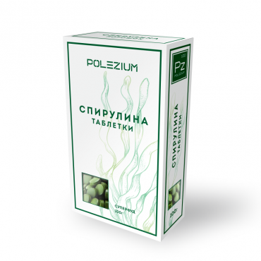 Спирулина в таблетках Polezium, 100 гр