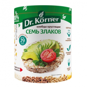 Хлебцы "Семь злаков" Dr.Korner, 100 гр
