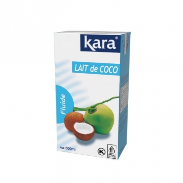 Переработанная мякоть кокосового ореха 17% (кокосовое молоко) Kara, 500 мл