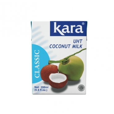 Переработанная мякоть кокосового ореха 17% (кокосовое молоко) Kara, 200 мл