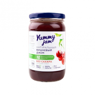 Вишневый джем без сахара Yummy jam, 350 гр