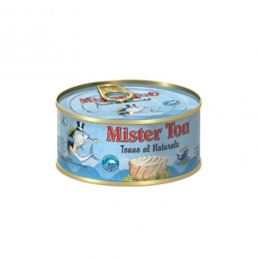 Филе ломтики тунца желтоперого в соб­ствен­ном соку "Mister Ton", 160 гр