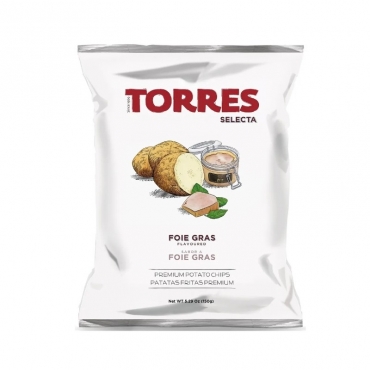 Картофельные чипсы "Torres" cо вкусом фуа-гра Patatas Fritas Torres, 50 гр
