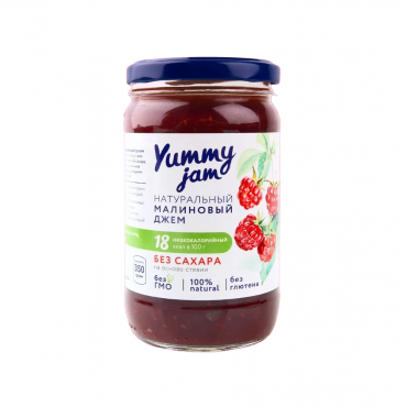 Малиновый джем без сахара Yummy jam, 350 гр