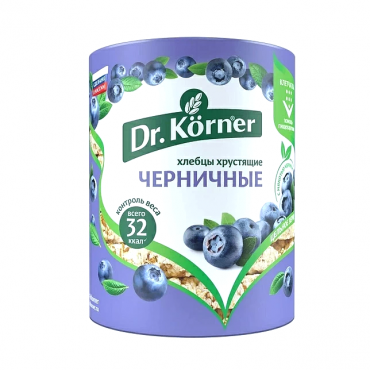 Хлебцы "Черничные" Dr.Korner, 100 гр