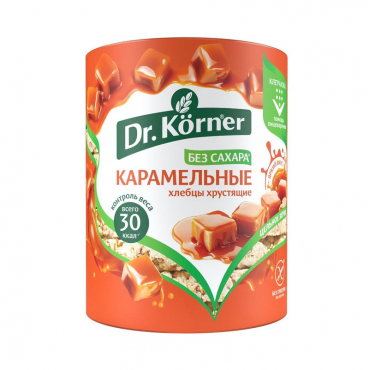 Хлебцы "Карамельные" Dr.Korner, 90 гр