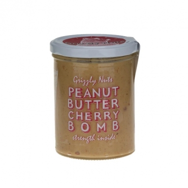 Арахисовая паста с вяленой вишней "Cherry bomb" Grizzly Nuts, 370 гр