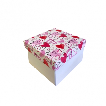 Коробка для подарка "Love" 15х15х10 (в ассортименте)