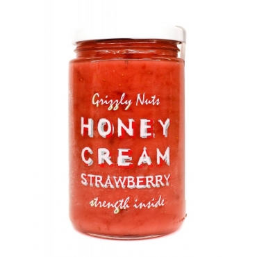 Кремовый мёд с клубникой "Strawberry" Grizzly Nuts, 470 гр