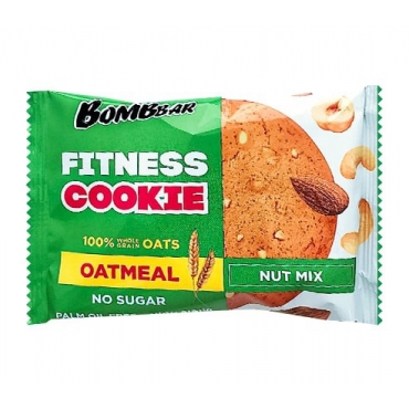 Овсяное fitness печенье "Ореховый микс" Bombbar, 40 гр