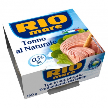Консервы "Филе тунца в в собственном соку" RIO MARE, 160 г