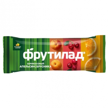 Батончик фруктовый "Фрутилад с апельсином  и брусникой" Фруктовая энергия, 30 г