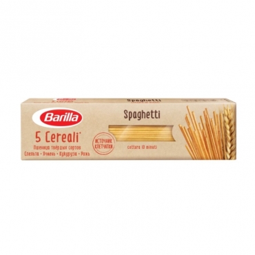 Макаронные изделия "Спагетти" 5 злаков Barilla, 450 гр