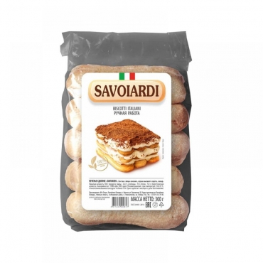 Печенье сдобное Savoiardi, 300гр (товар поврежден)