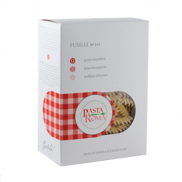Макаронные изделия из твердых сортов пшеницы Fusilli №241 Pasta Roma, 500 г