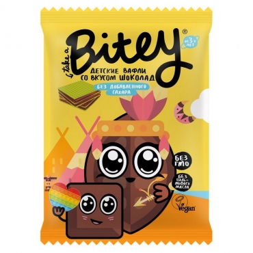 Вафли Bitey "Шоколад", 35 гр