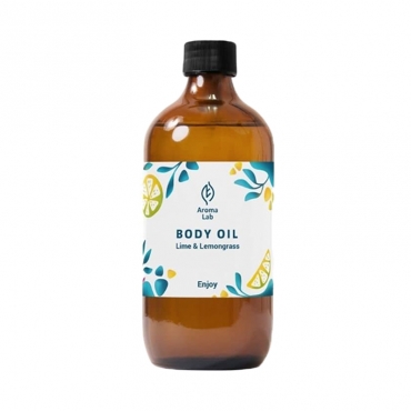 Масло для тела антицеллюлитное "Enjoy" Lime&Lemongrass Aroma Lab, 250 мл