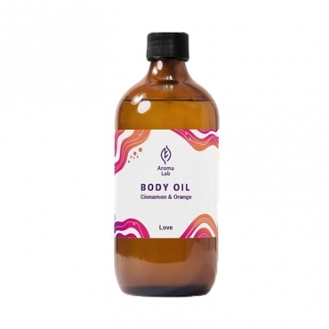Масло для массажа тела "Love" Cinnamon&Orange Aroma Lab, 250 мл