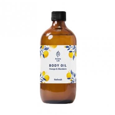 Масло для массажа тела "Refresh" Orange&Mandarin Aroma Lab, 250 мл