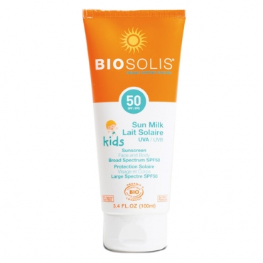 Детское солнцезащитное молочко для лица и тела SPF50+ BIOSOLIS, 100 мл
