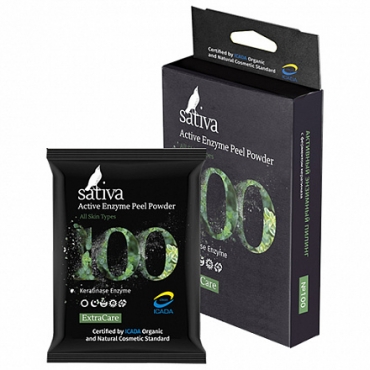 Активный энзимный пилинг №100 Sativa, 5 гр