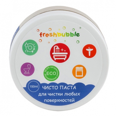 Универсальная паста для чистки любых поверхностей "Чисто Паста" Freshbubble, 150 мл