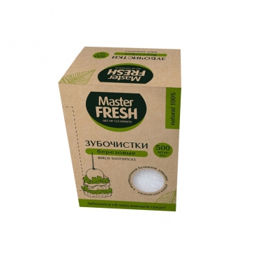 Зубочистки Master FRESH ECO LINE,  500 шт