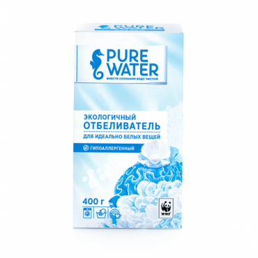 Отбеливатель для одежды экологичный Pure Water, 400 гр