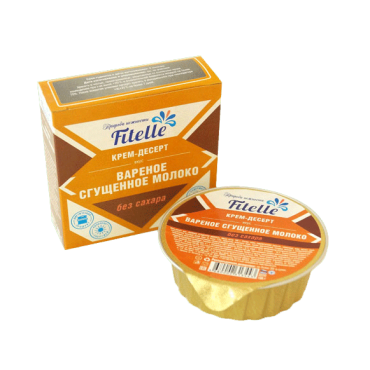 Крем-десерт "Вареное сгущенное молоко" Fitelle, 100 гр