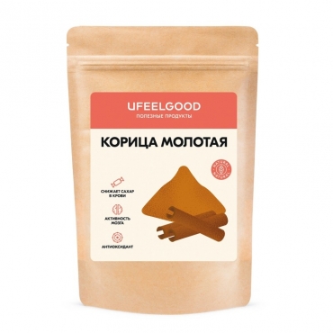 Корица молотая UFEELGOOD, 100 гр