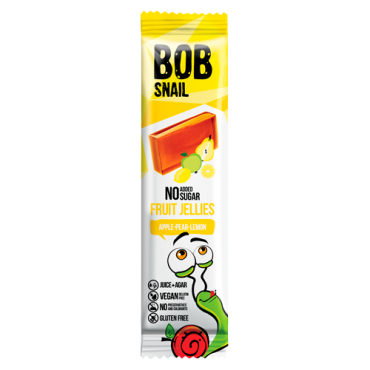 Мармелад "Яблоко-груша-лимон" Bob Snail, 38 гр