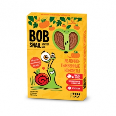Пастила "яблочно-тыквенная" Bob Snail, 60 гр