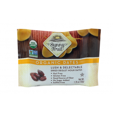Органические сушеные финики Sunny Fruit, 50 г