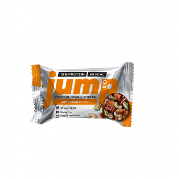 Конфета протеиновая  «Ореховый микс» JUMP, 30 гр