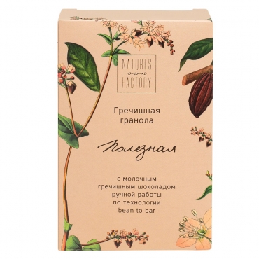Гранола гречишная с молочным шоколадом Nature's own factory, 75 гр