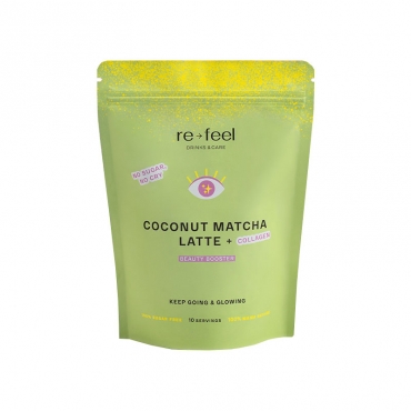 Напиток "Coconut Matcha Latte+Collagen" (дой пак) Re-feel, 170 гр
