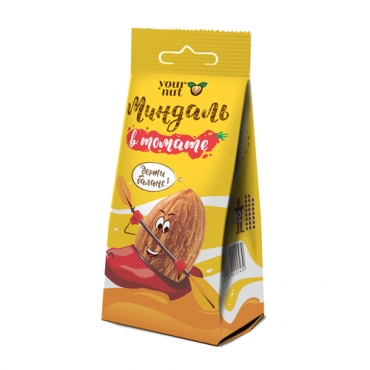 Миндаль обжаренный в томате Your Nut, 80 гр