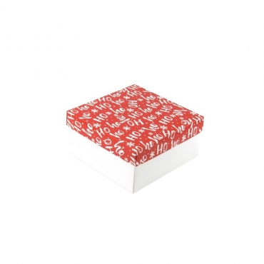 Коробка для подарка "Ho-ho-ho" 20х20х10