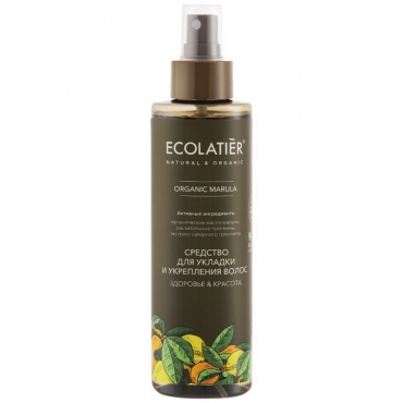 Средство для укладки и укрепления волос Здоровье & Красота Ecolatier Organic Marula, 200 мл